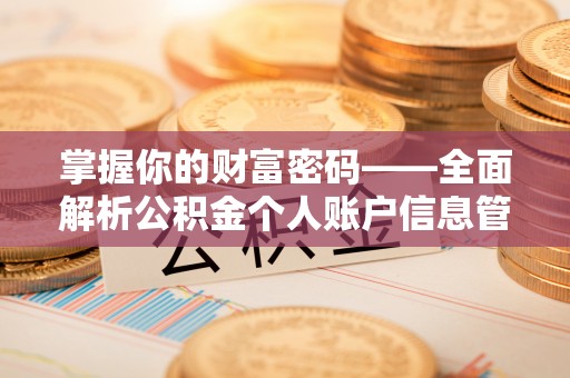 北关掌握你的财富密码——全面解析公积金个人账户信息管理与优化