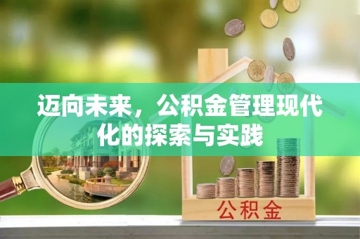 北关迈向未来，公积金管理现代化的探索与实践