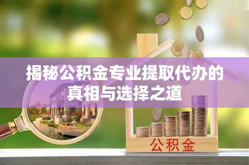 北关揭秘公积金专业提取代办的真相与选择之道